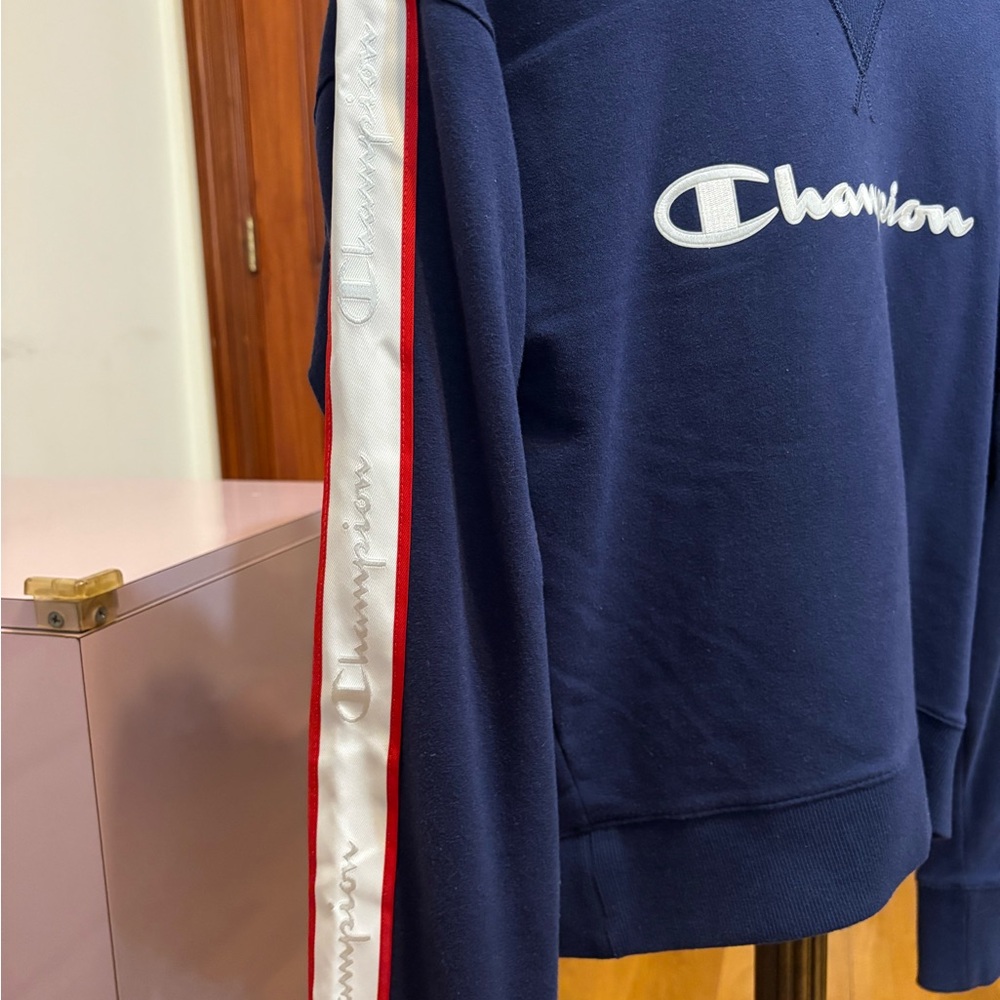 Champion Navy Blue Women's Sweater - Picture 2 of 4